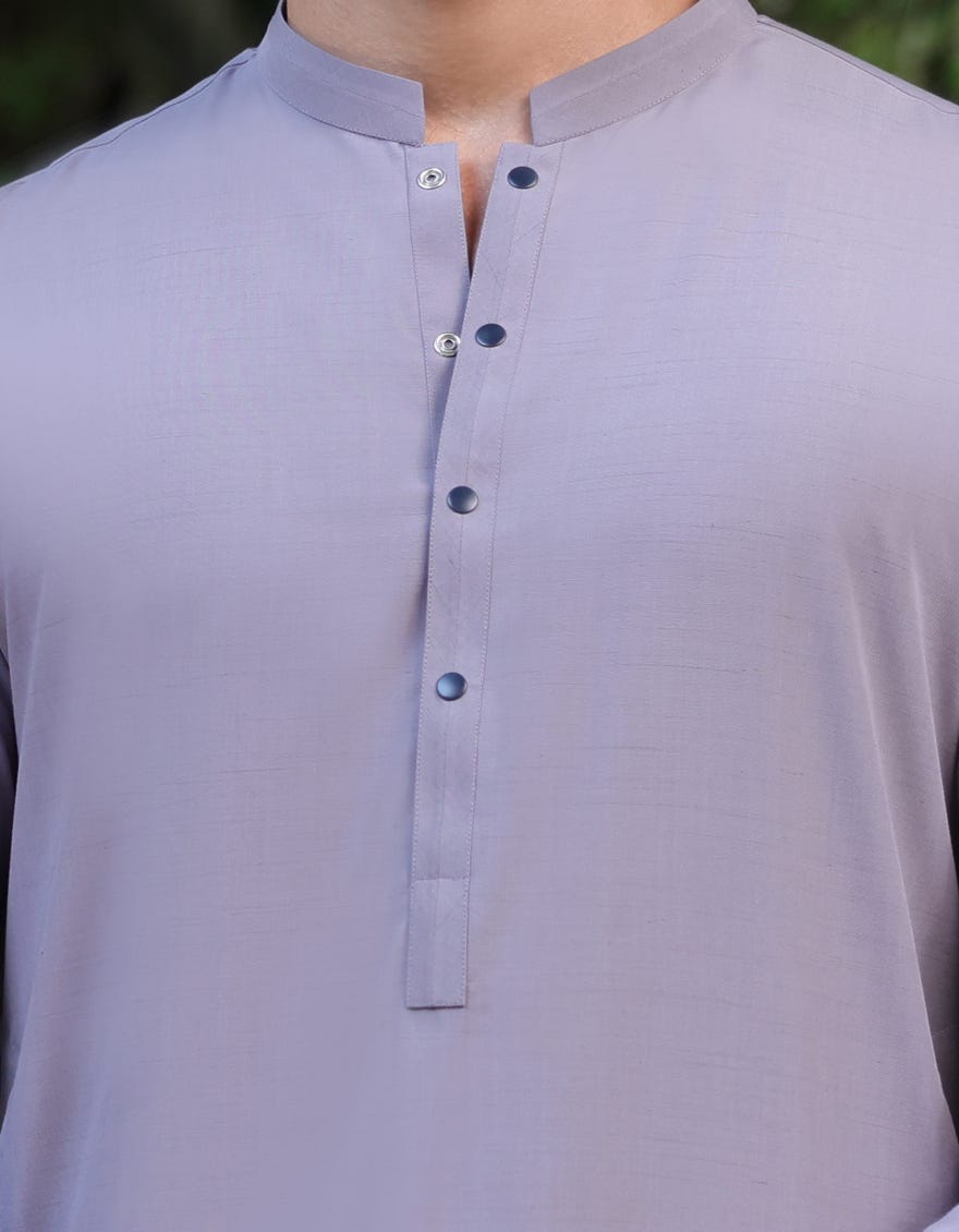 GREY BLENDED KURTA TROUSER | JJKP-A-33221