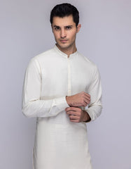 CREAM BLENDED KAMEEZ SHALWAR | JJKS-A-33223