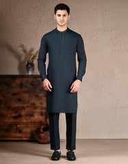 BLUE COTTON KURTA TROUSER | JJKP-A-33250