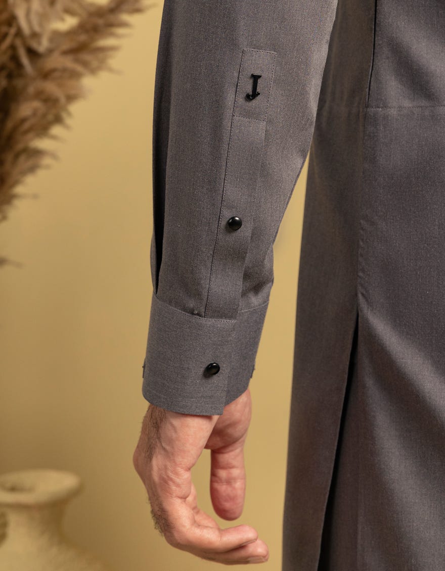 GREY BLENDED CASUAL KAMEEZ SHALWAR