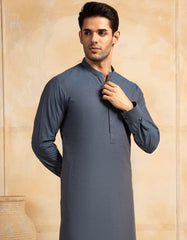 BLUE COTTON KURTA TROUSER