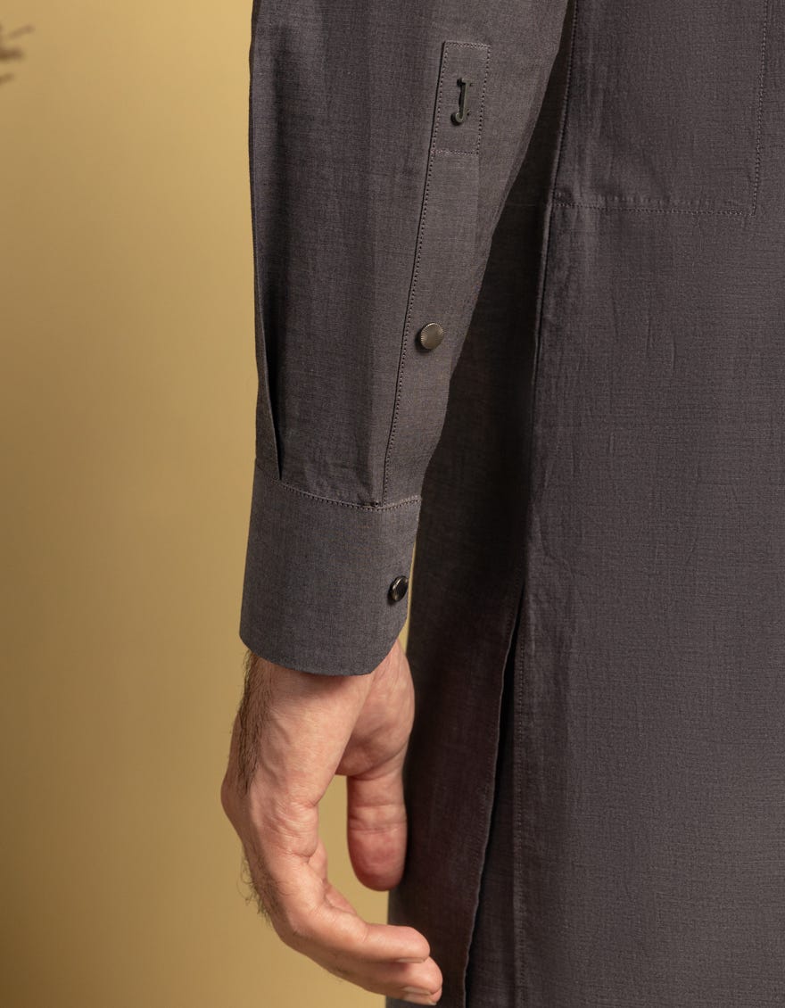 GREY COTTON CASUAL KAMEEZ SHALWAR