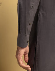 GREY COTTON CASUAL KAMEEZ SHALWAR