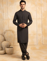 BLACK BLENDED CASUAL KAMEEZ SHALWAR