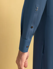 BLUE BLENDED SEMI-FORMAL KAMEEZ SHALWAR