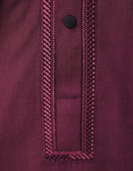 MAROON BLENDED SEMI-FORMAL KAMEEZ SHALWAR
