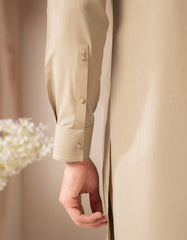 FAWN BLENDED CASUAL KAMEEZ SHALWAR