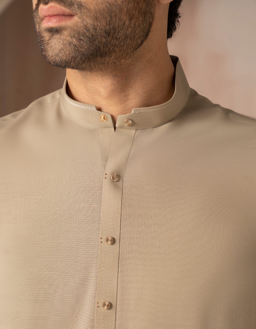 FAWN BLENDED CASUAL KAMEEZ SHALWAR