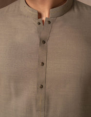 BEIGE BLENDED CASUAL KAMEEZ SHALWAR