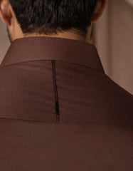 BROWN COTTON CASUAL KAMEEZ SHALWAR