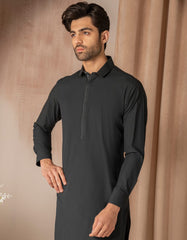 DARK GREEN CVC CASUAL KAMEEZ SHALWAR
