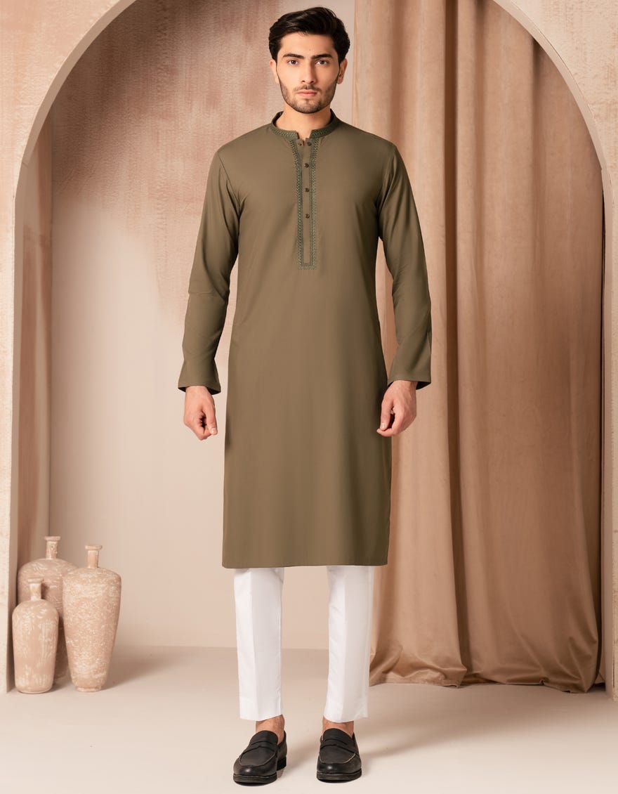 olive-semi-formal-kurta-jjka33496