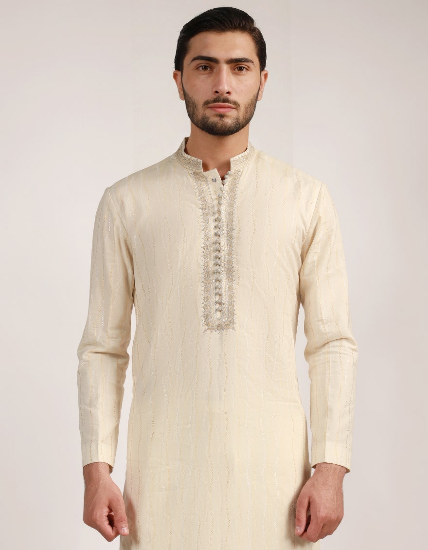CREAM FORMAL  KURTA