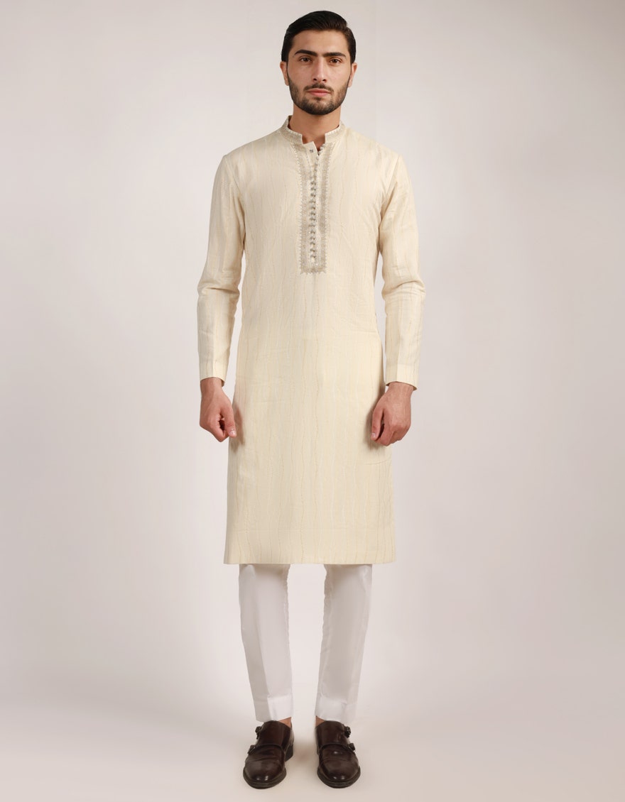 CREAM FORMAL  KURTA