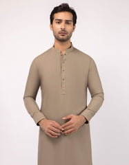CEMENT GREY CASUAL KURTA TROUSERS