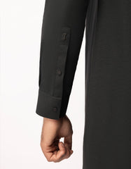 BLACK GREEN COTTON PLAIN KURTA TROUSERS