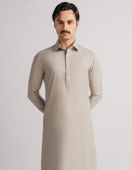CEMENT GREEN CASUAL KAMEEZ SHALWAR