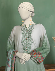 GREEN LAWN EMBROIDERED UNSTITCHED 3PC
