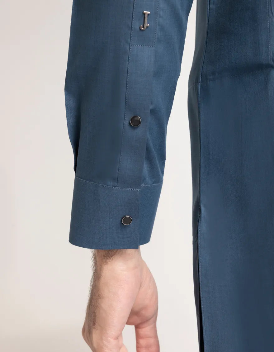 BLUE PLAIN KAMEEZ SHALWAR