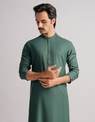 GREEN SEMI-FORMAL KURTA