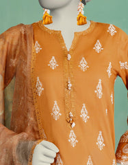 MULTICOLOR LAWN PASTE PRINTED UNSTITCHED 3PC