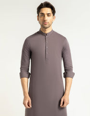 DULL BROWN CASUAL KAMEEZ SHALWAR