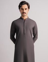 DEEP GREY CASUAL KAMEEZ SHALWAR