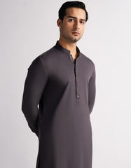 DEEP GREY CASUAL KURTA TROUSERS