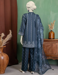 MULTICOLOR LAWN PASTE PRINTED UNSTITCHED 3PC