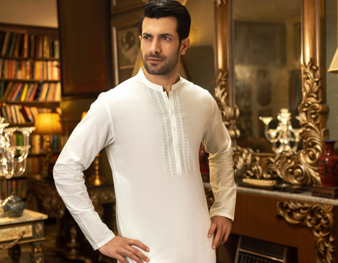 ICE GREEN COTTON KURTA | JJK-S-34139