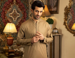 FAWN COTTON KURTA | JJK-S-34163
