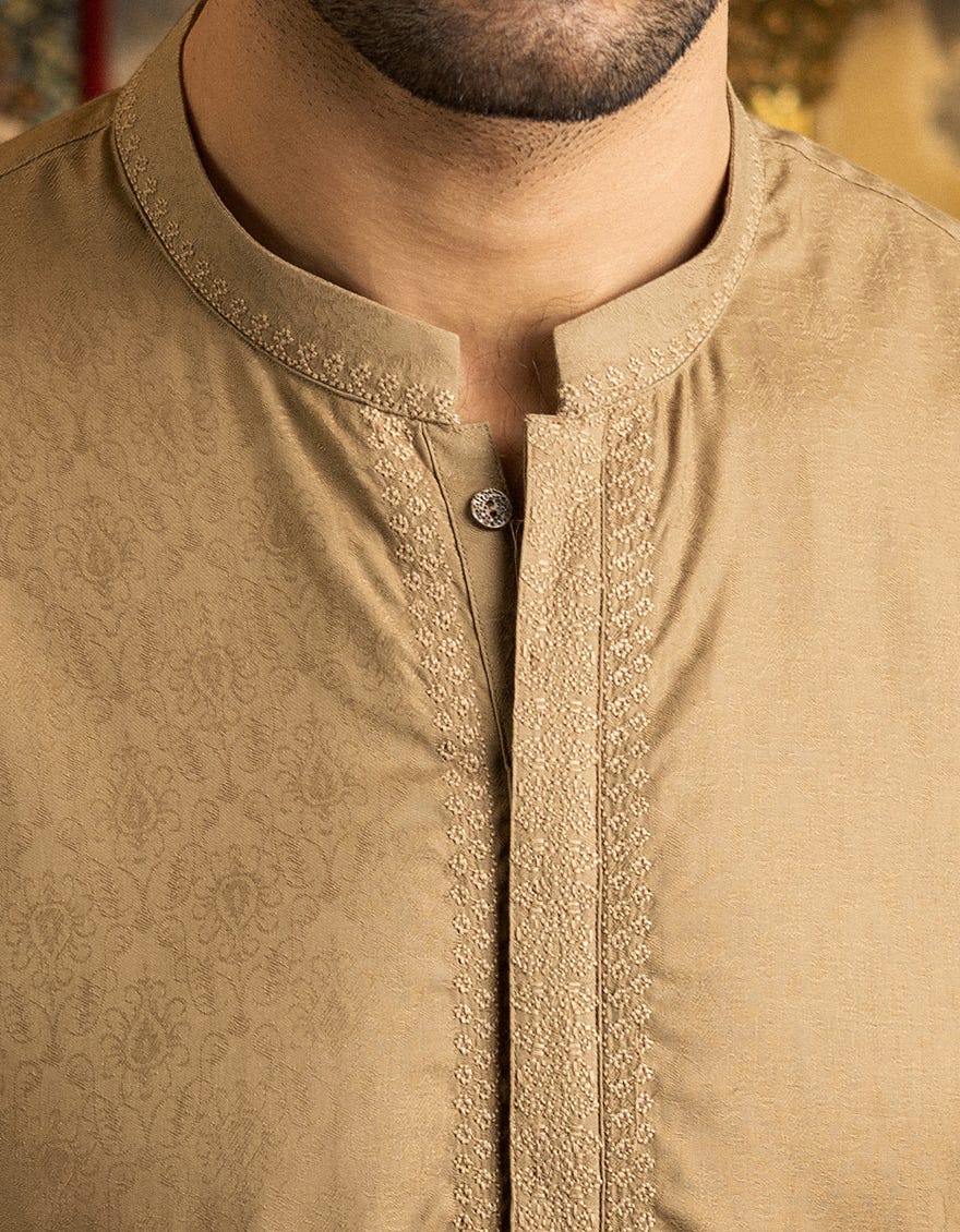 FAWN COTTON KURTA | JJK-S-34163