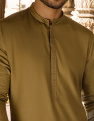 BEIGE COTTON KURTA | JJK-S-34164