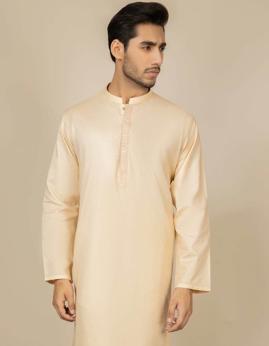 SEPIA COTTON KURTA | JJK-S-34180
