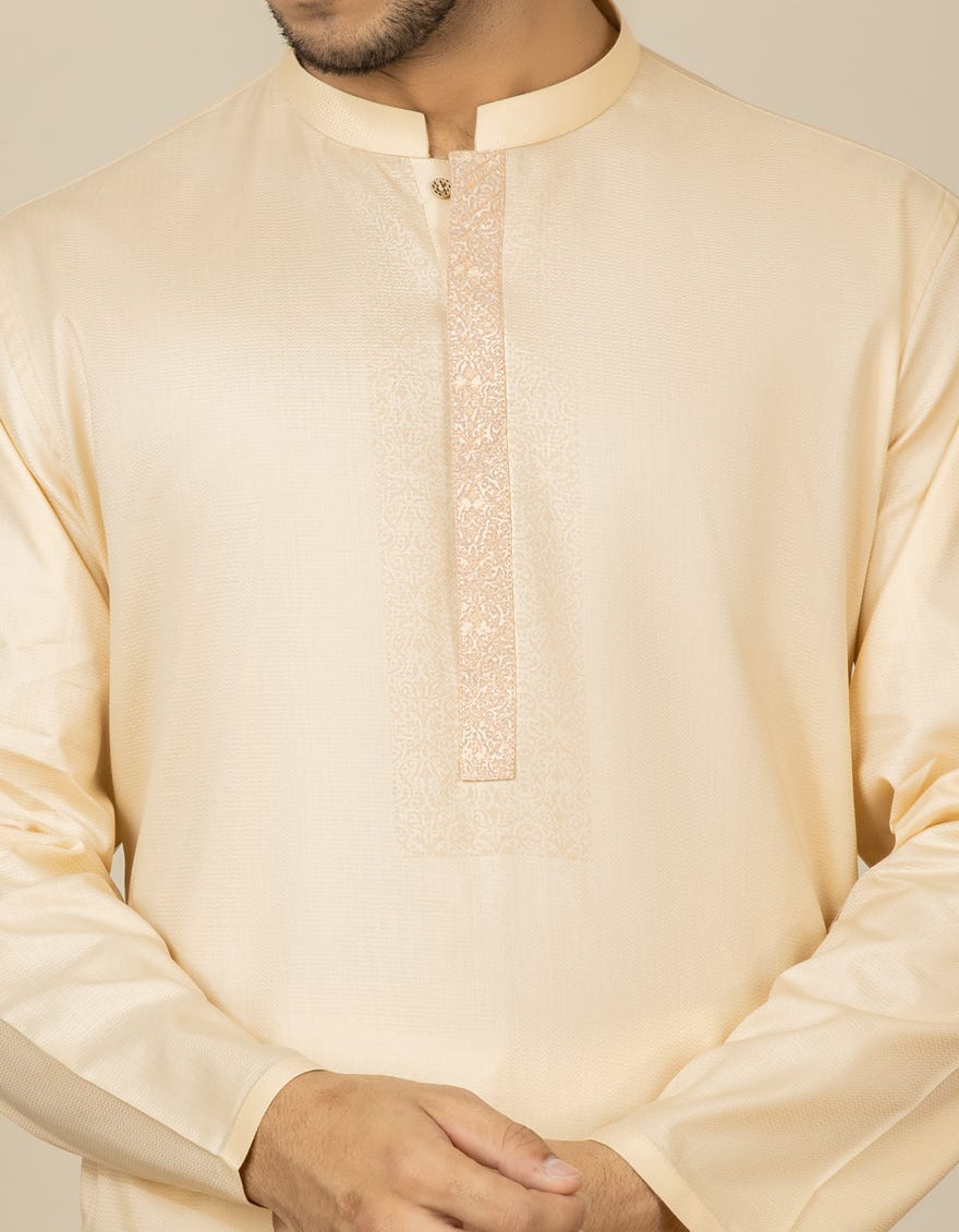 SEPIA COTTON KURTA | JJK-S-34180