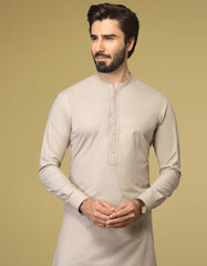 DUSTY BROWN BLENDED KAMEEZ SHALWAR | JJKS-S-34194