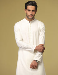 CREAM BLENDED KAMEEZ SHALWAR | JJKS-S-34202