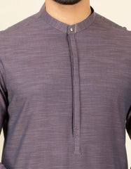 DULL PURPLE COTTON KURTA | JJK-S-34207