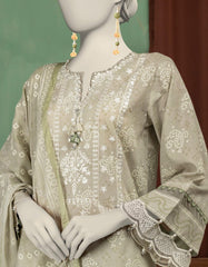 GREEN LAWN EMBROIDERED UNSTITCHED 3PC