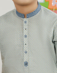 GREYISH GREEN BLENDED KURTA | JCK-S-35744
