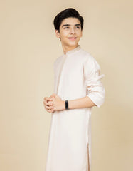 BEIGE BLENDED KAMEEZ SHALWAR | JCKS-A-35847