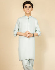 AQUA BLENDED KAMEEZ SHALWAR | JCKS-A-35856