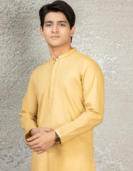 DULL GOLD COTTON KURTA | JTK-S-35887