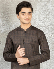 COFFEE BROWN COTTON KURTA | JTK-S-35894