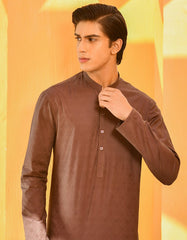 COFFEE BROWN COTTON KURTA | JTK-S-35912