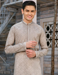 SAND COTTON KURTA | JTK-S-35919