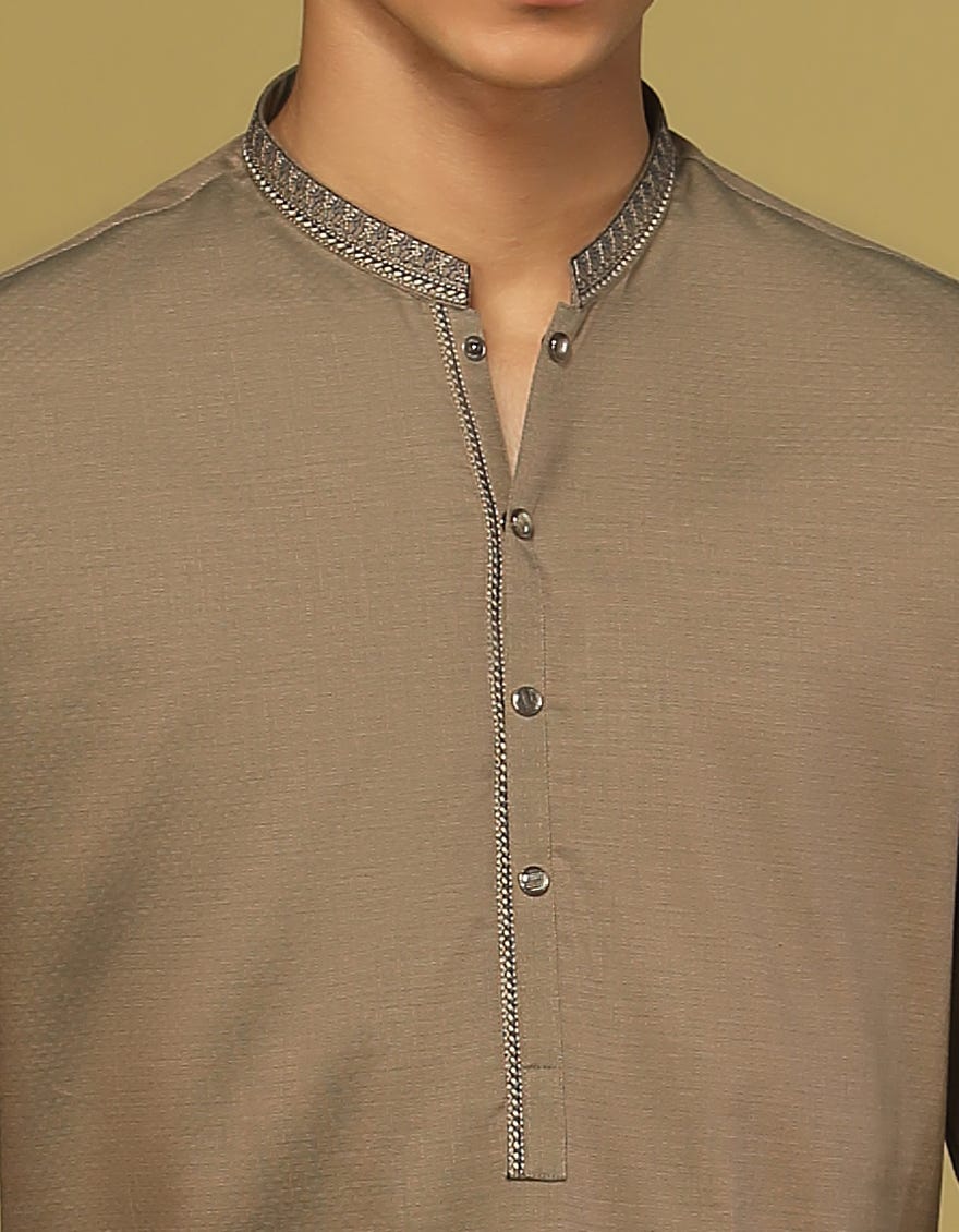 GREEN COTTON KURTA | JTK-S-35968