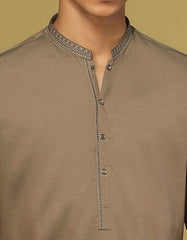 GREEN COTTON KURTA | JTK-S-35968