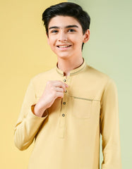 CAMEL BLENDED KAMEEZ SHALWAR | JCKS-S-35969
