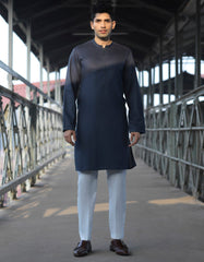 GREY COTTON KURTA | JJK-S-36878